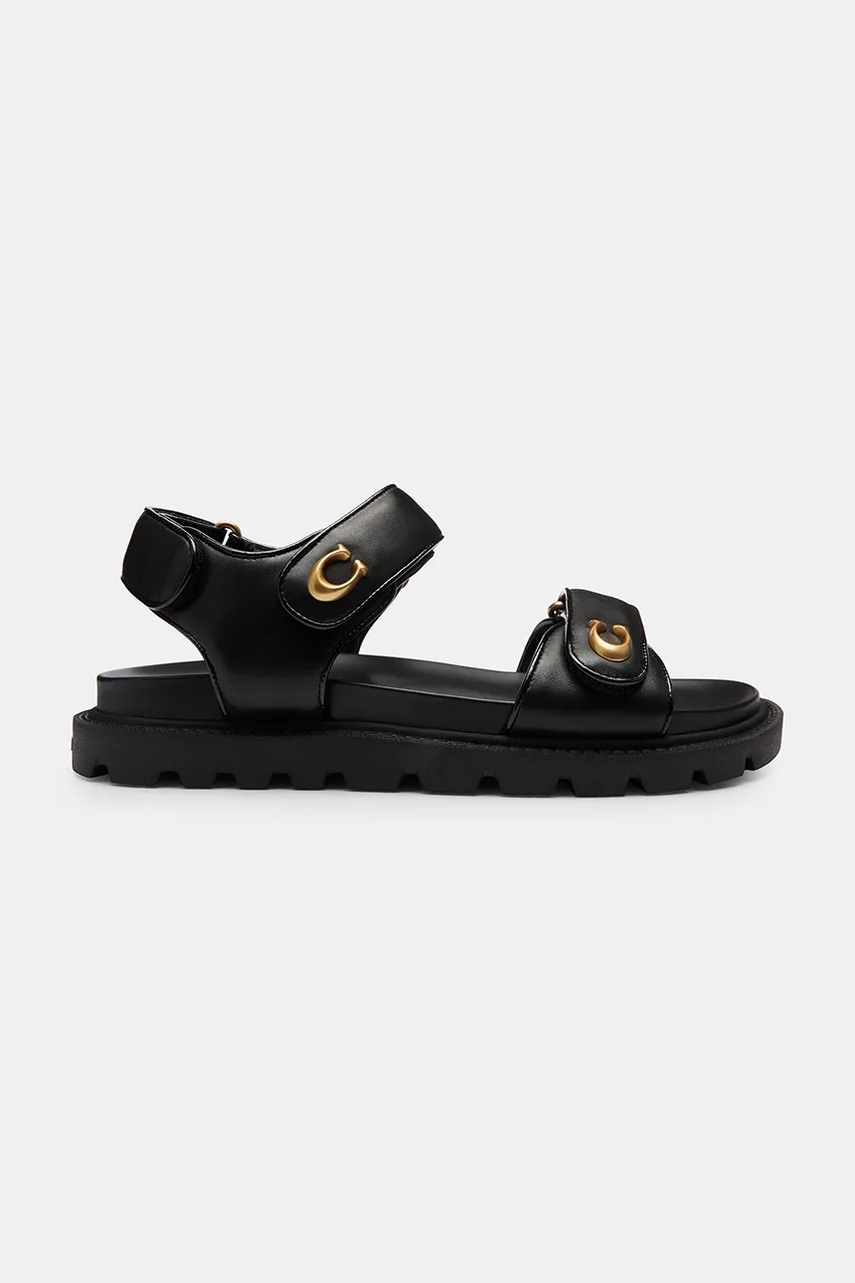 Coach sandale pentru femei, din piele Brynn Leather Sandal