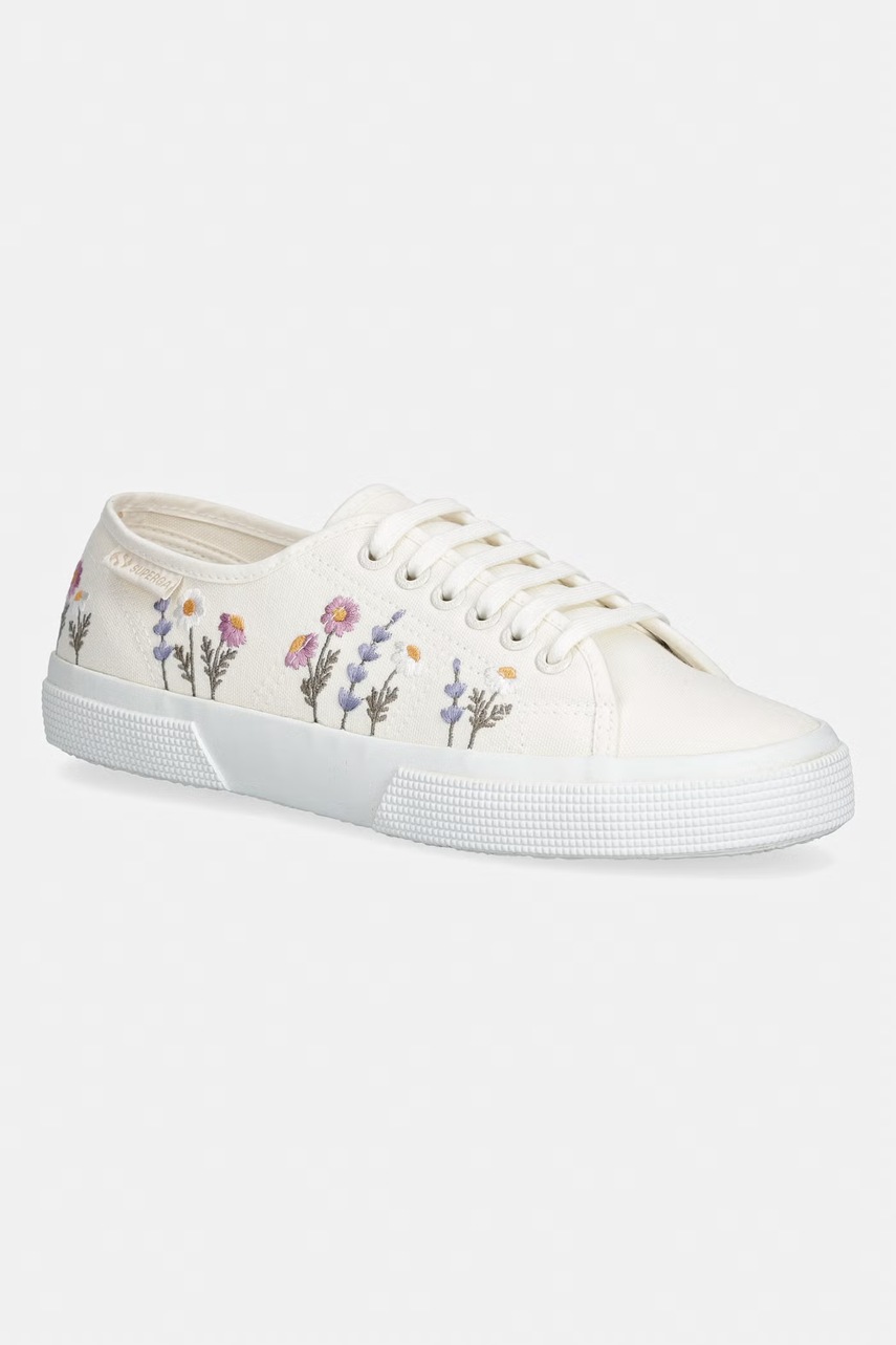 Levně Superga 3750 FLOWER EMBROIDERY LEGGERA tenisky dámské