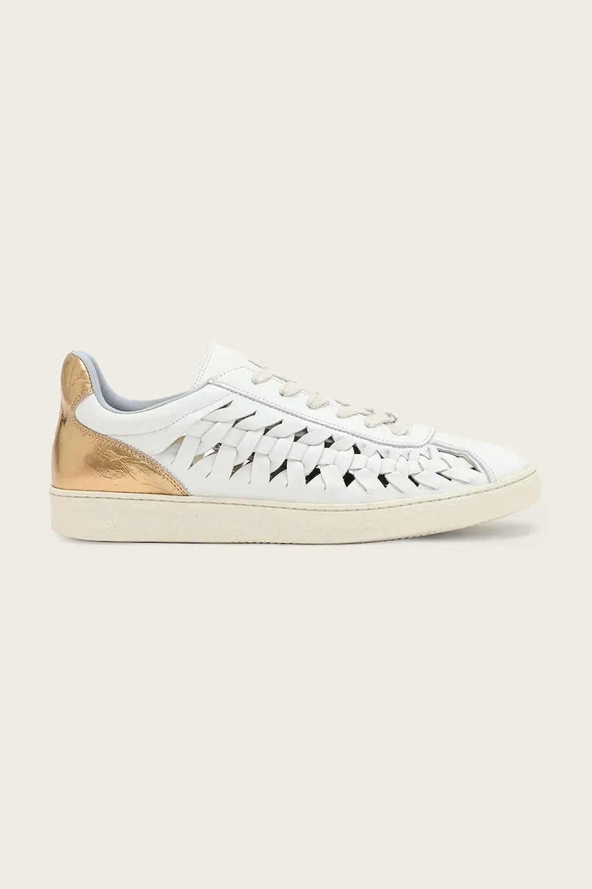 AllSaints Velma Woven Sneaker sneakers γυναικεία δερμάτινα W141FC λευκό 39,40,37,36,41,38