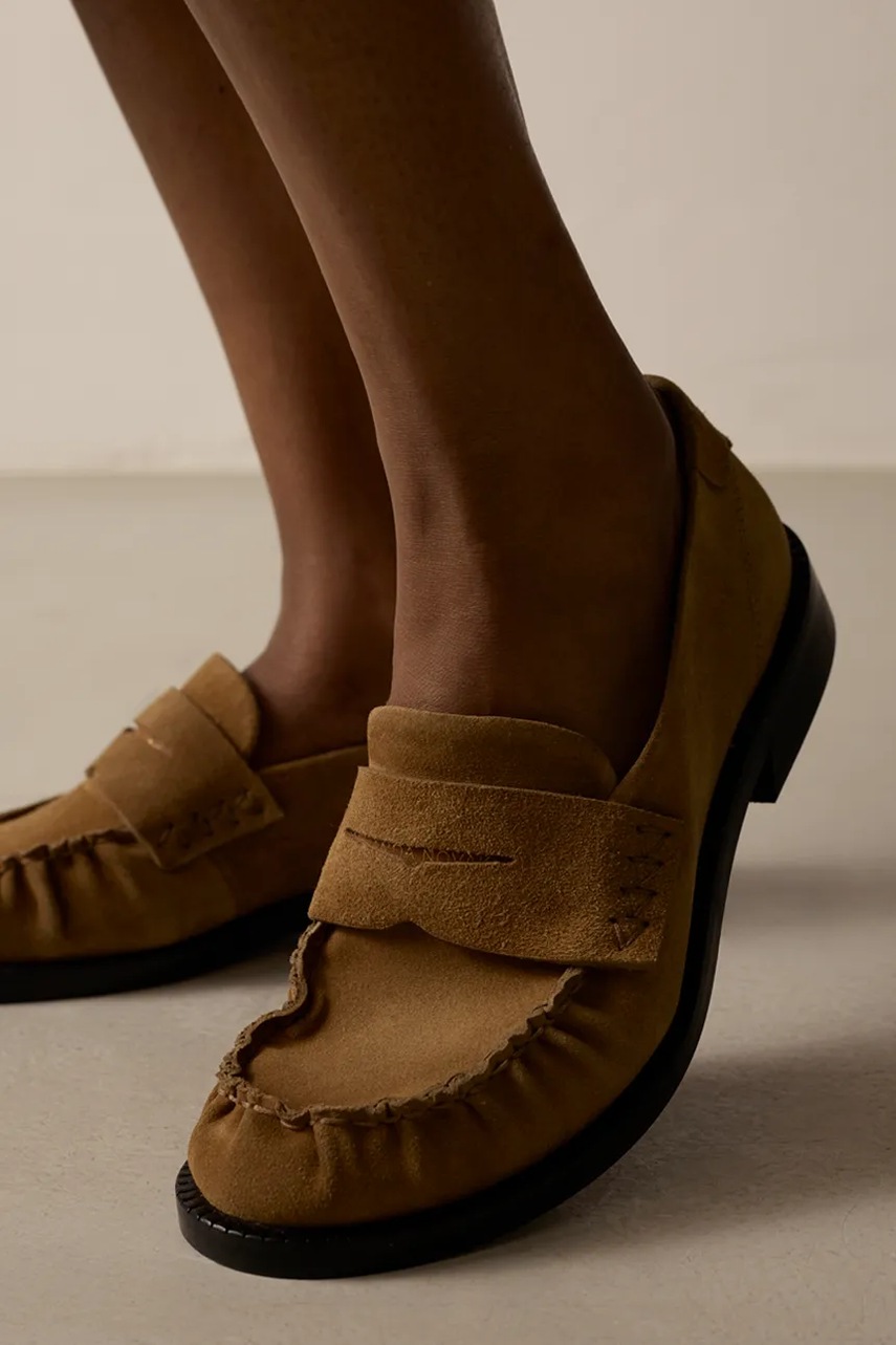 Vanda Novak μοκασίνια γυναικεία δερμάτινα Greta Coffe φωτογραφία