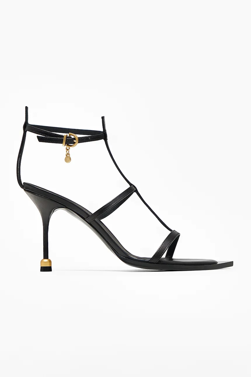 Vanda Novak stilettos cu călcâiul deschis din piele