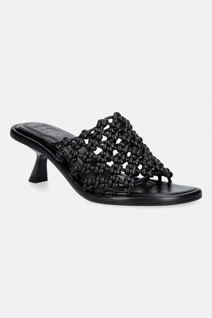 Souliers Martinez σαγιονάρες ψηλοτάκουνες Γυναικείες δερμάτινες MARIZA