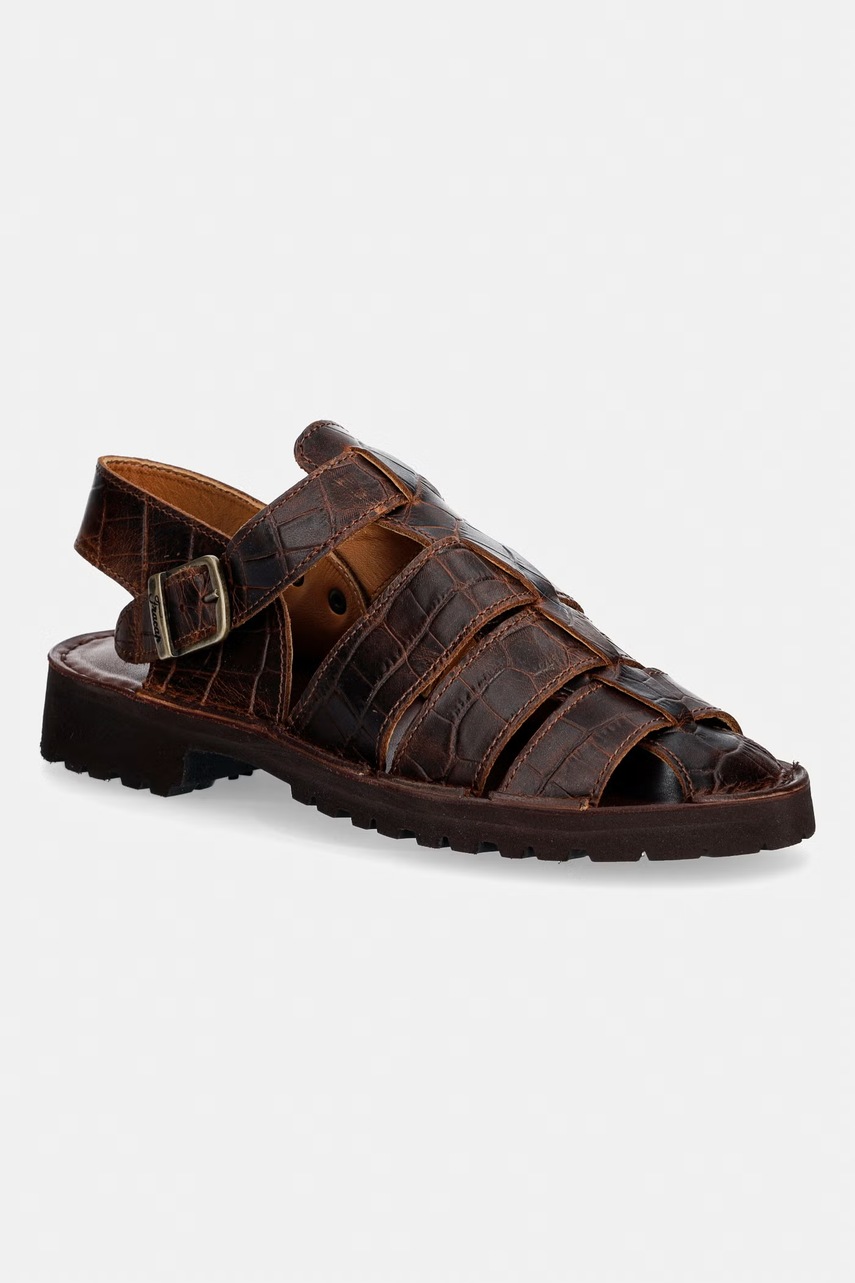 Fracap sandały damskie skórzane
