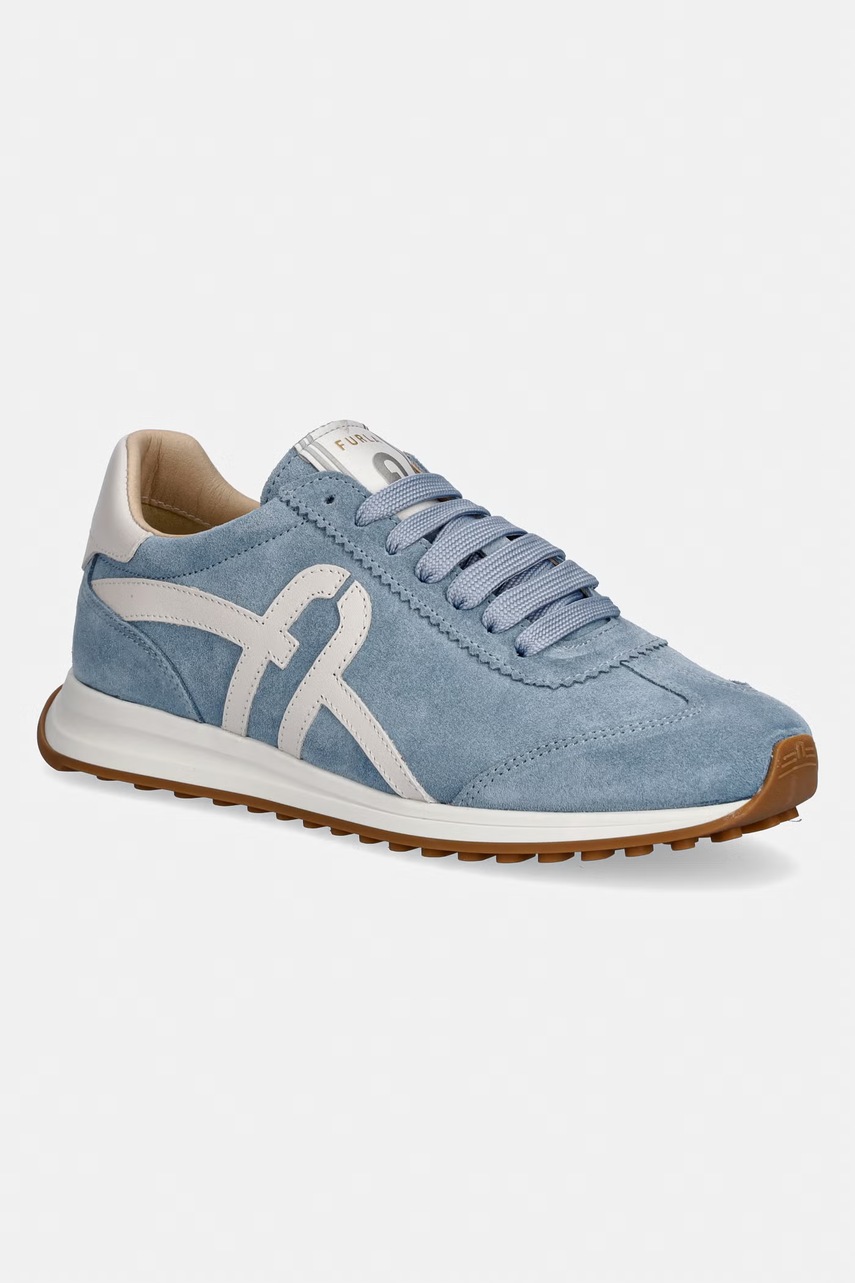 Levně Furla Retro sneakers boty dámské semišové