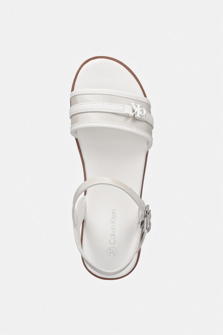Calvin Klein Jeans sandále na plochom podpätku detské