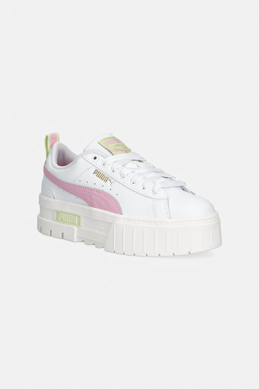 Puma Mayze Lth Jr Αθλητικά Παιδικά Δερμάτινα