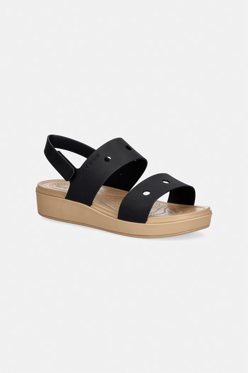 Crocs sandály na platformě dětské BROOKLYN SANDAL