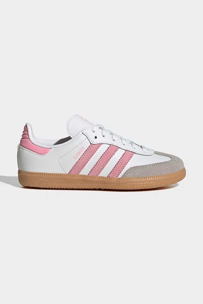 adidas Originals sneakers pentru copii SAMBA OG culoarea alb, JQ2024