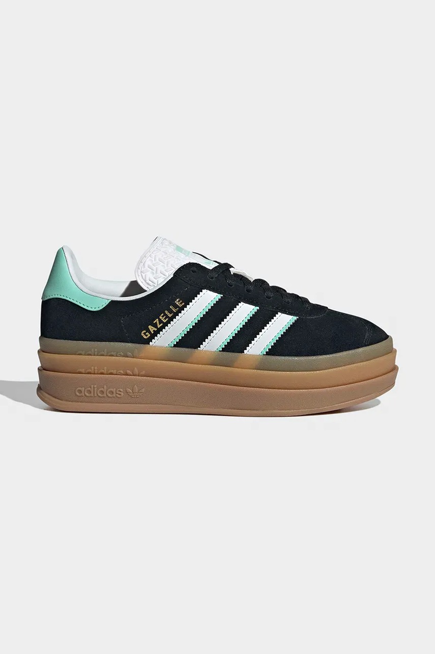 adidas Originals teniși din piele copii GAZELLE BOLD culoarea negru, IH6456