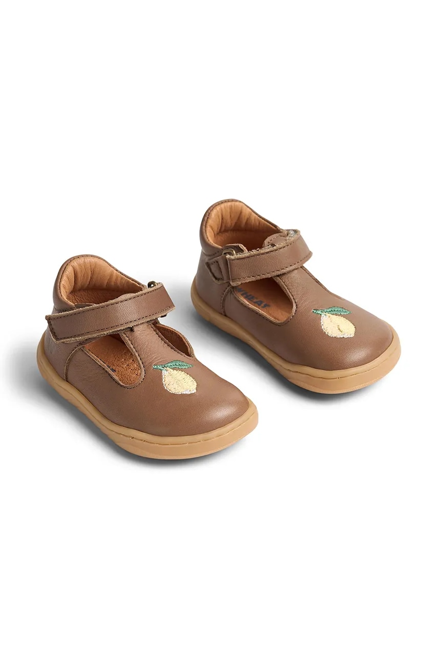 Wheat pantofi copii din piele întoarsă