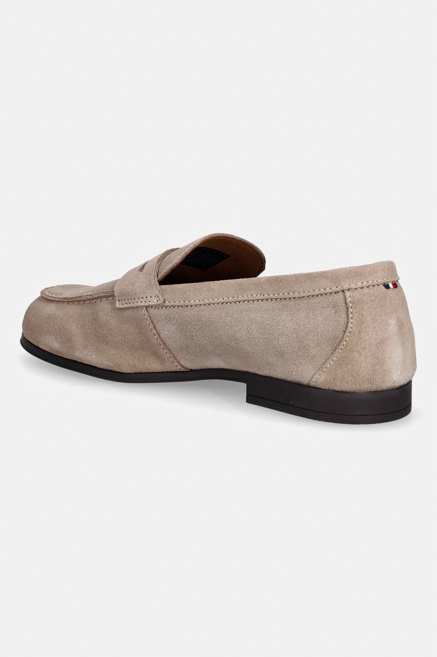 Tommy Hilfiger mokasíny dámské semišové FLEXIBLE SLIM SUEDE LOAFER (obrázek 3)