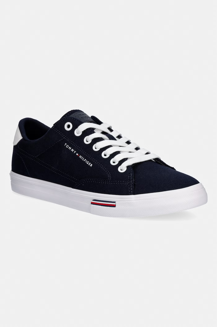 Tommy Hilfiger VULC CORE RWB LONG LACE CVS πάνινα sneakers Ανδρικά