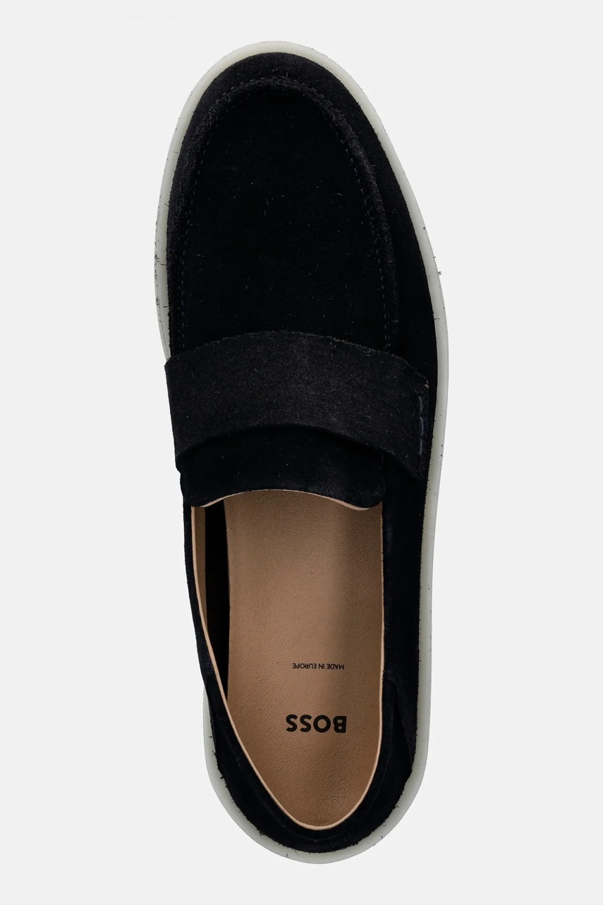 Semišové mokasíny BOSS Randal (obrázek 4)