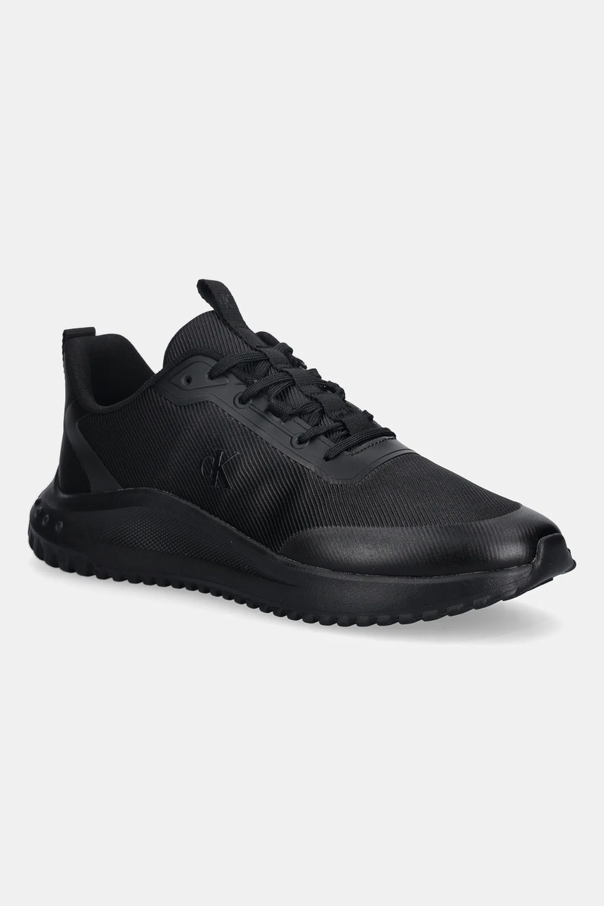 Levně Tenisky Calvin Klein EVA RUNNER LACE UP MAT MIX pánské, černá barva, YM0YM01442
