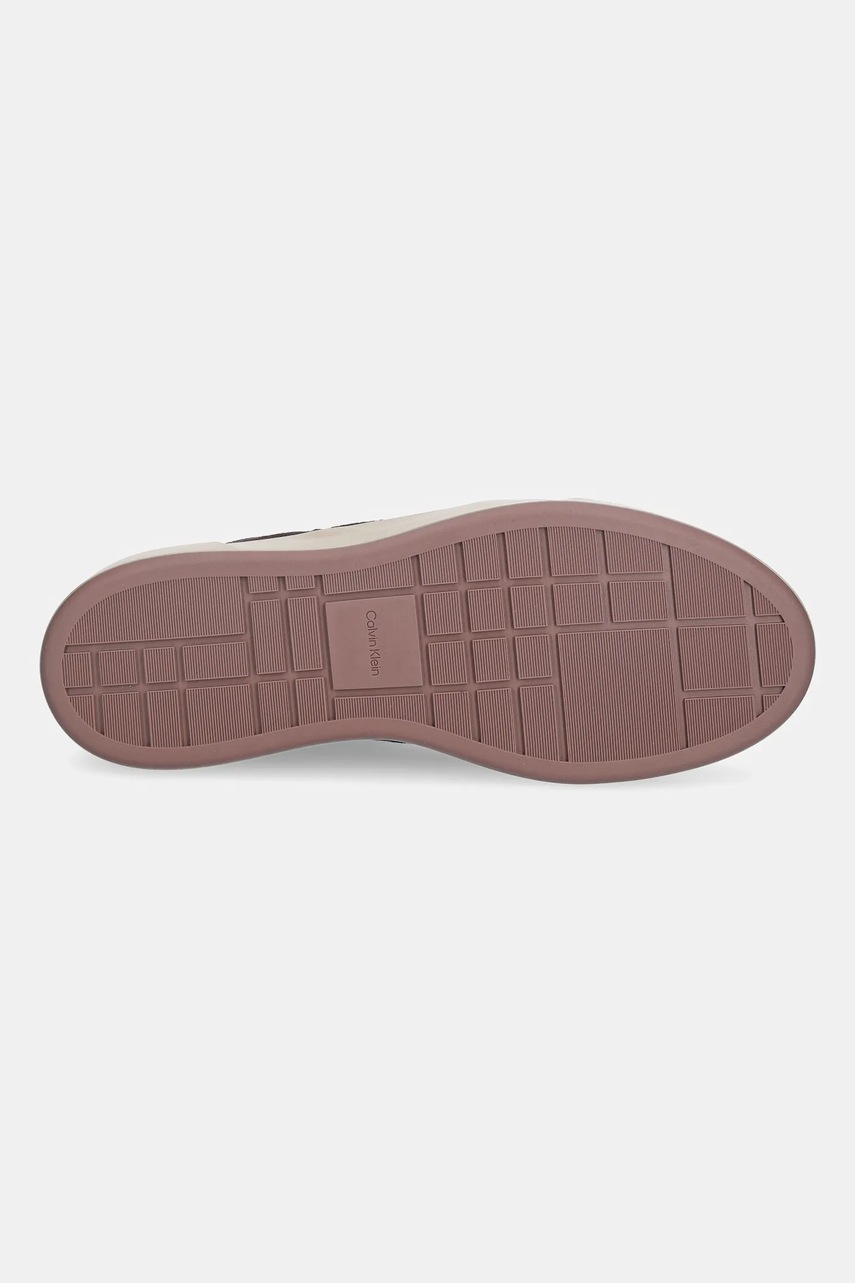 Kožené tenisky Calvin Klein BASKET CUPSOLE LACEUP LTH-NU (obrázek 5)