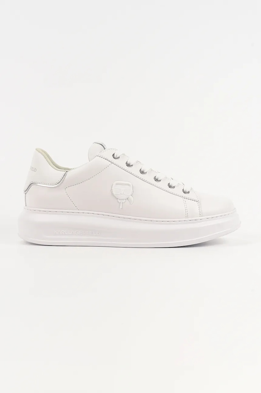 Karl Lagerfeld sneakers din piele KAPRI NFT culoarea alb, KL52570N