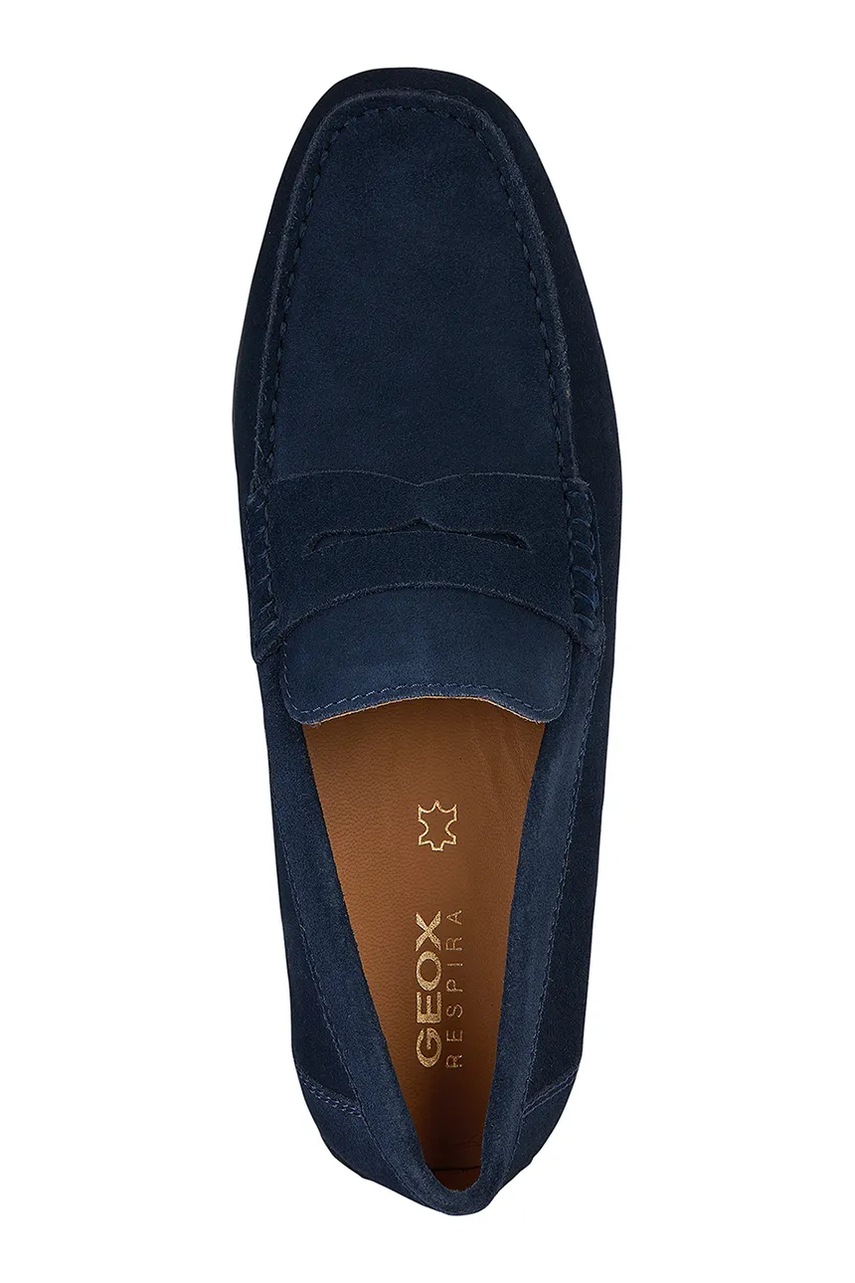 Semišové mokasíny Geox U KOSMOPOLIS + GRIP (obrázek 5)