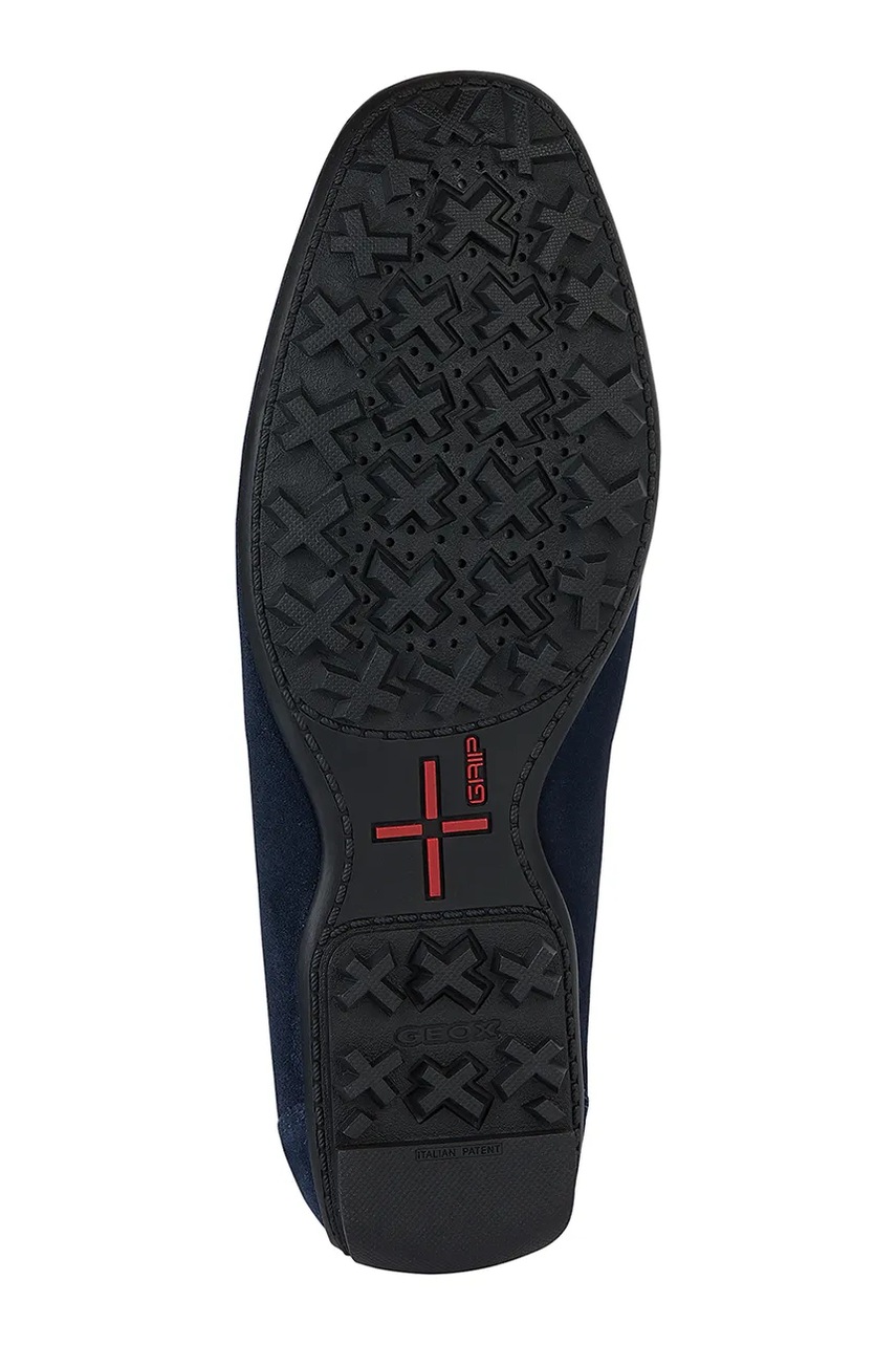 Semišové mokasíny Geox U KOSMOPOLIS + GRIP (obrázek 6)