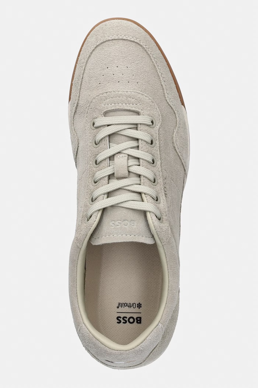 Semišové tenisky BOSS Nitan (obrázek 4)