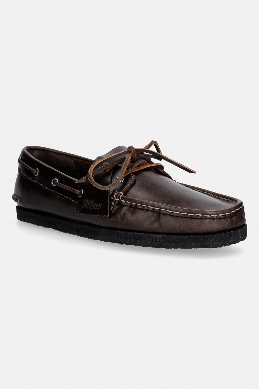 Clarks Originals Godney Boat mocasini pentru bărbați din piele