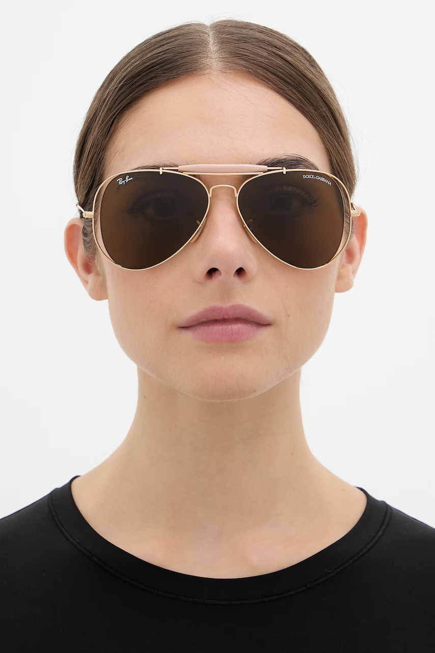 Ray-Ban slnečné okuliare pilot dámske RAY-BAN X DOLCE&GABBANA