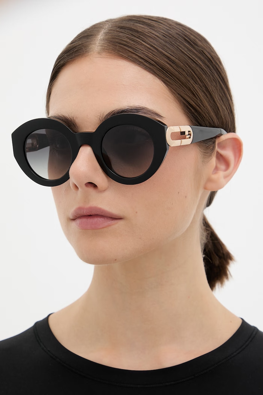 Furla ochelari de soare rotunzi pentru femei