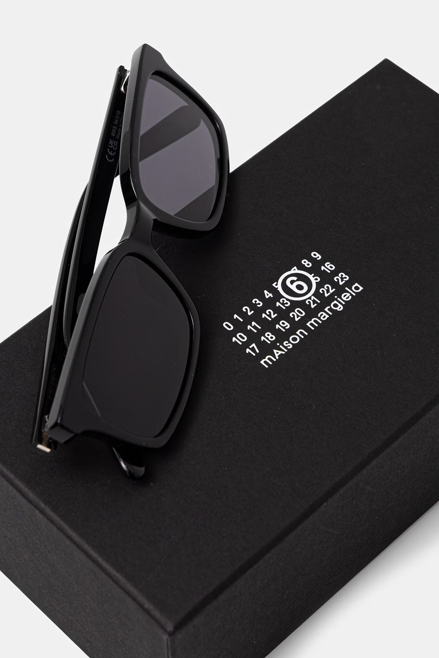 MM6 Maison Margiela sluneční brýle LUNETTES 5 NOIR (obrázek 3)