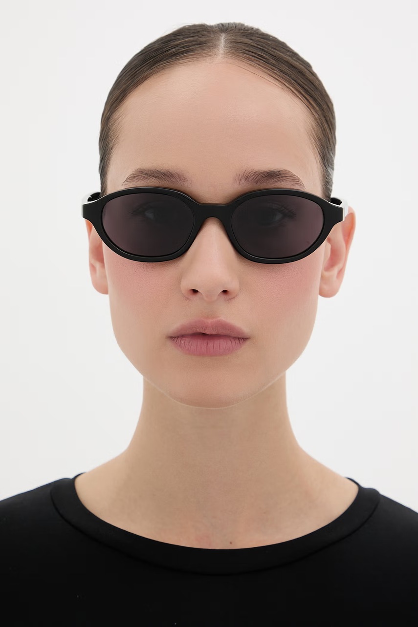 MM6 Maison Margiela sluneční brýle LUNETTES 2 NOIR (obrázek 5)
