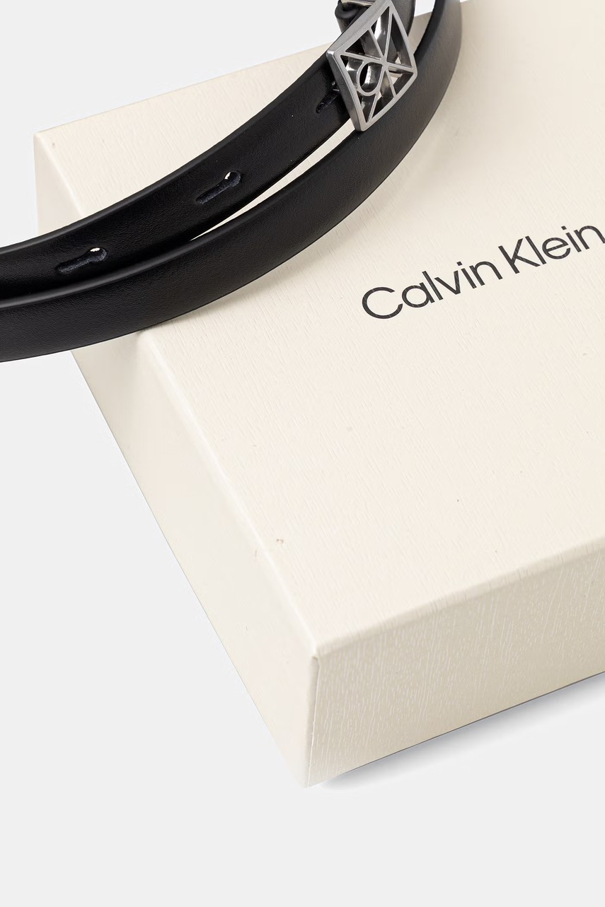 Calvin Klein opasok dámsky kožený