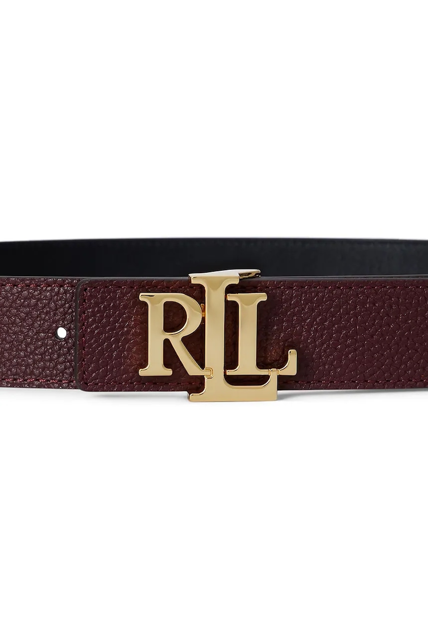 Obojstranný kožený opasok Lauren Ralph Lauren
