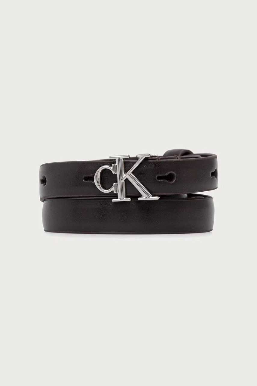 Calvin Klein opasok dámsky kožený