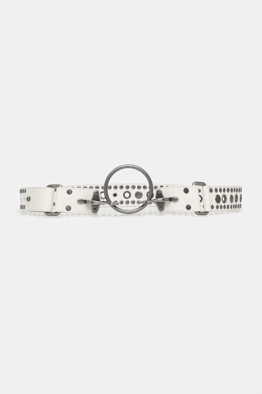 Martine Rose curea de piele de damă Studded O Ring