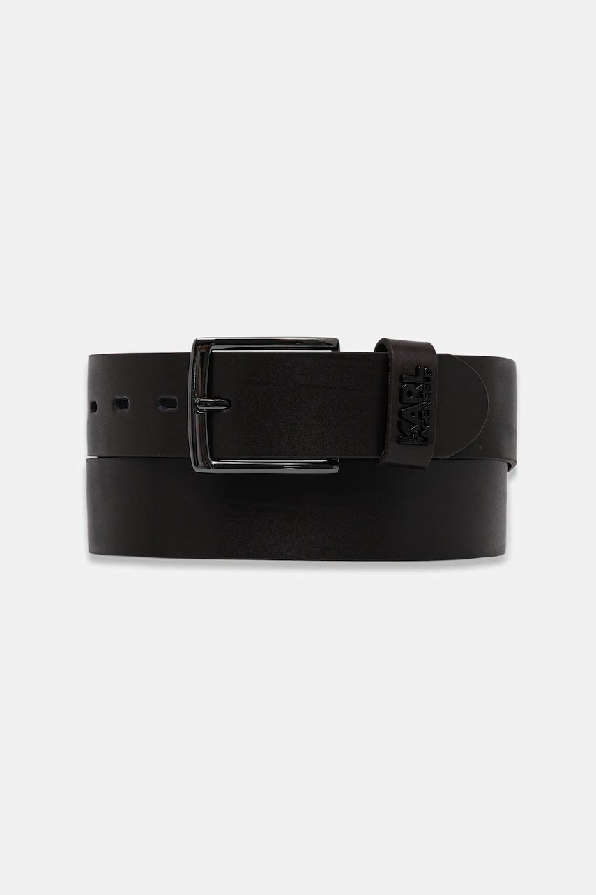 Karl Lagerfeld curea de piele culoarea maro, 561431.815300