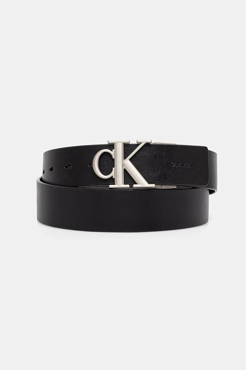 Calvin Klein Ζώνη διπλής όψης ανδρική δερμάτινη LV04D7049G μαύρο 100,105,90,95,115,110,85