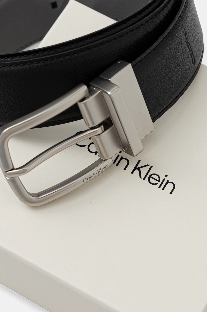 Obojstranný kožený opasok Calvin Klein