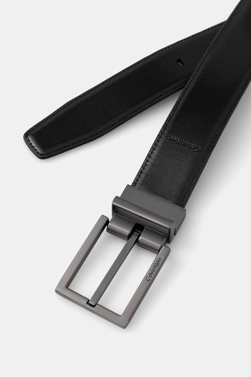 Obojstranný kožený opasok Calvin Klein