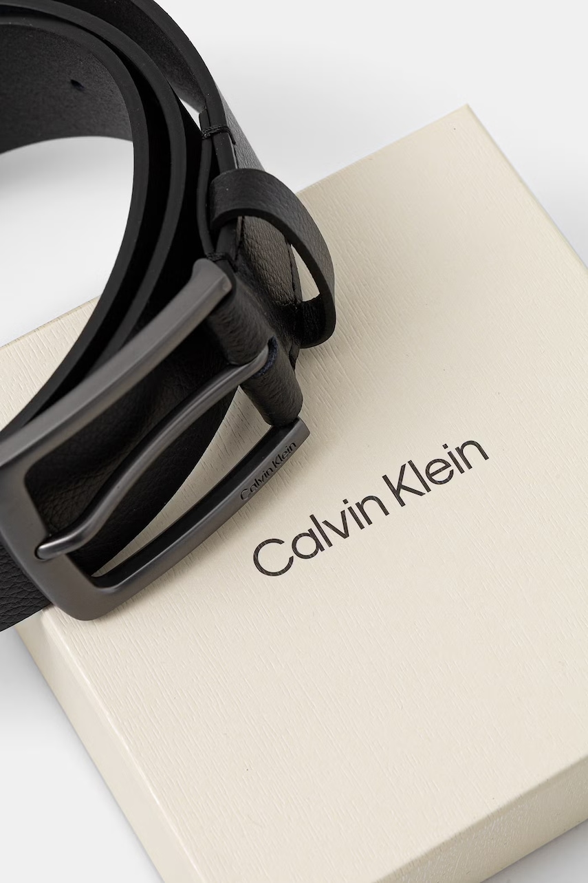 Calvin Klein Opasok pánsky kožený