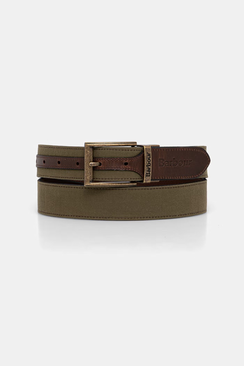 Barbour opasok pánsky kožený