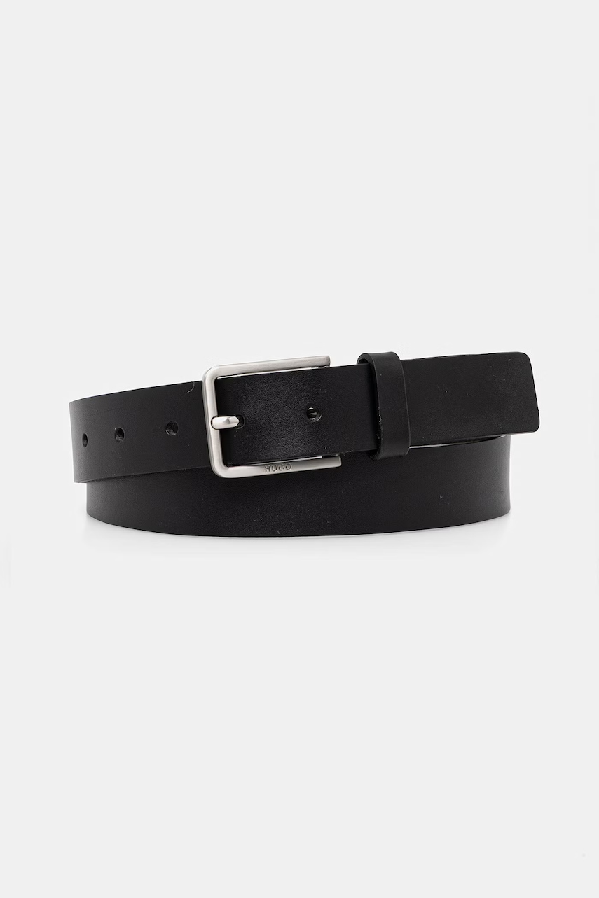 HUGO ζώνη ανδρική δερμάτινη Gael_Sz30