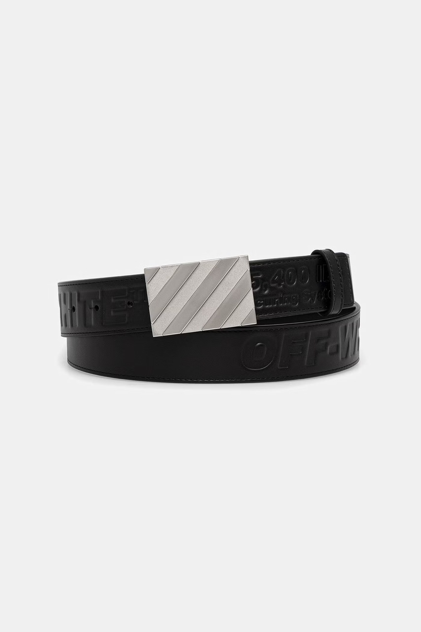 Off-White curea din piele pentru bărbați