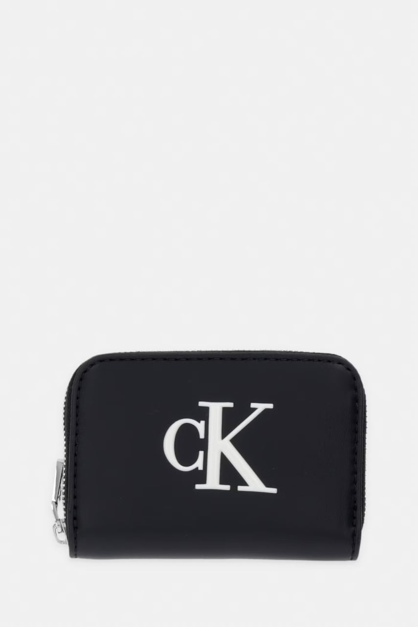 Calvin Klein πορτοφόλι γυναικείο από απομίμηση δέρματος LV04F1154G μαύρο ONE SIZE