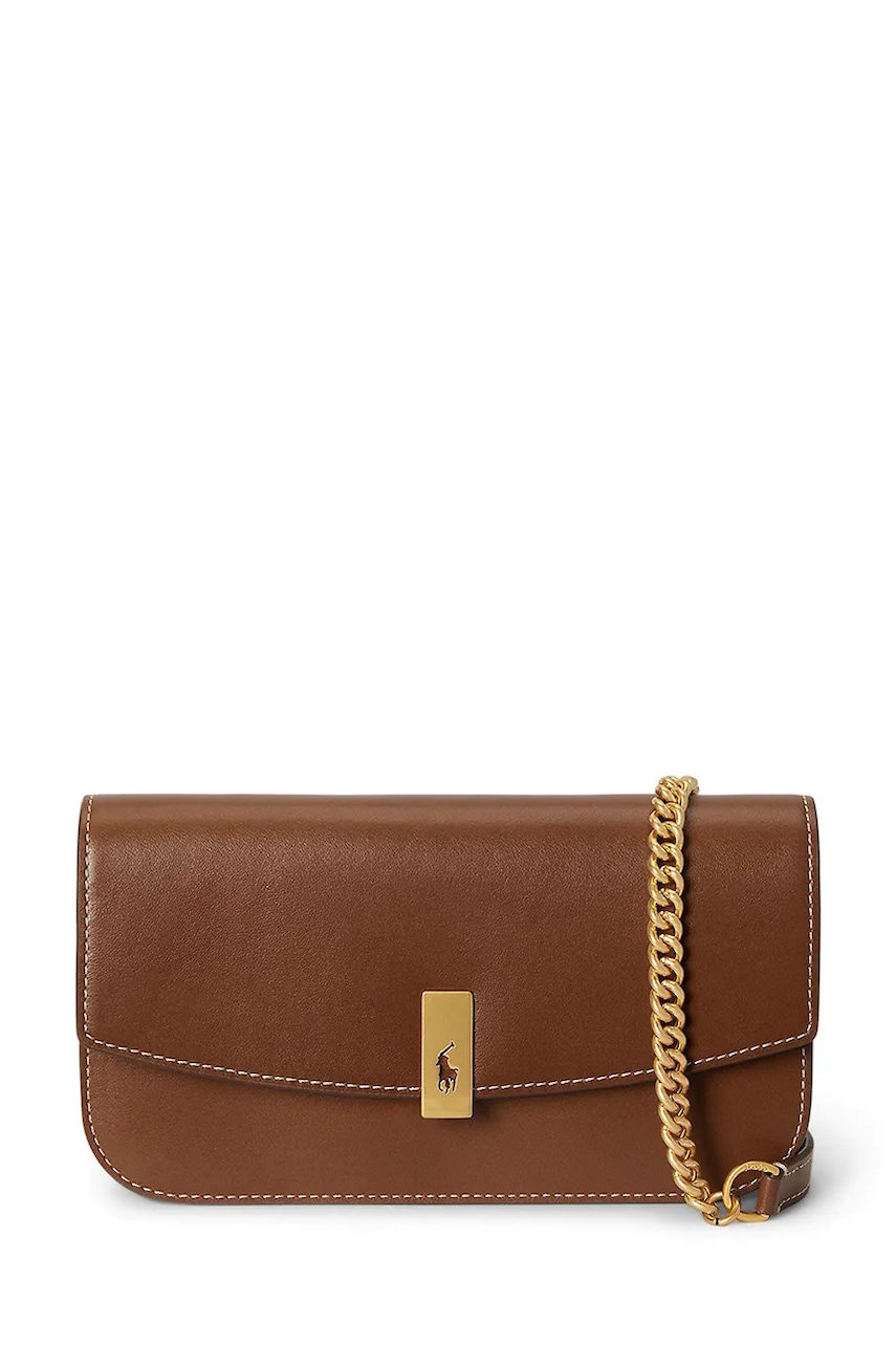 Δερμάτινη τσάντα Polo Ralph Lauren