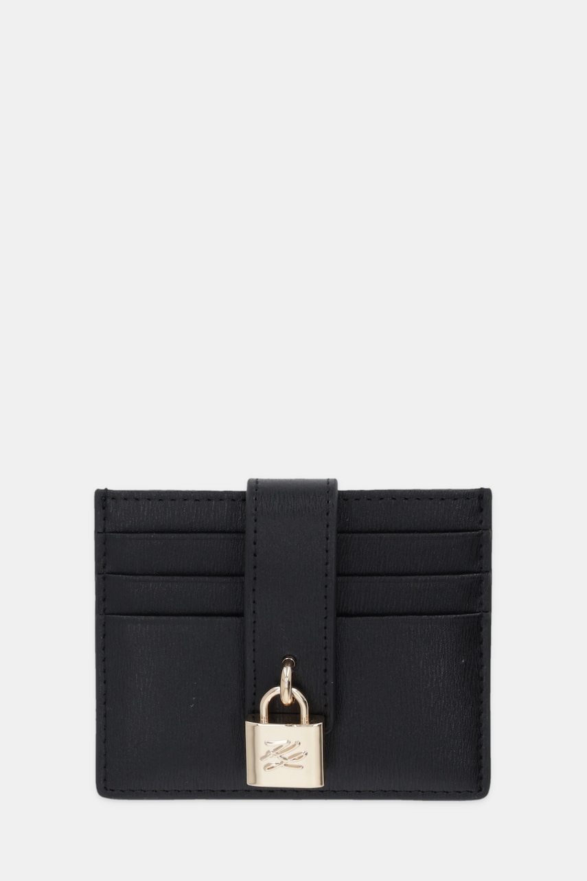 Karl Lagerfeld carcasă din piele K/AUTOGRAPH culoarea negru, B1W32025