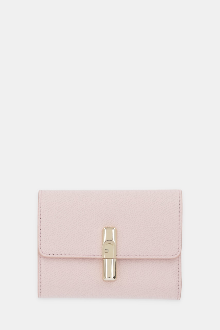 Levně Kožená peněženka Furla dámská, růžová barva, WP00564 ARE000 4355S