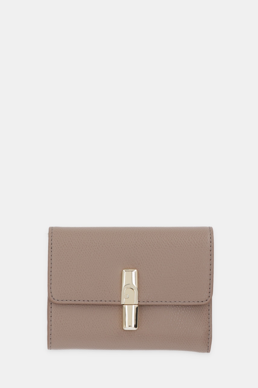 Furla portofel de piele culoarea bej, WP00564 ARE000 4563S