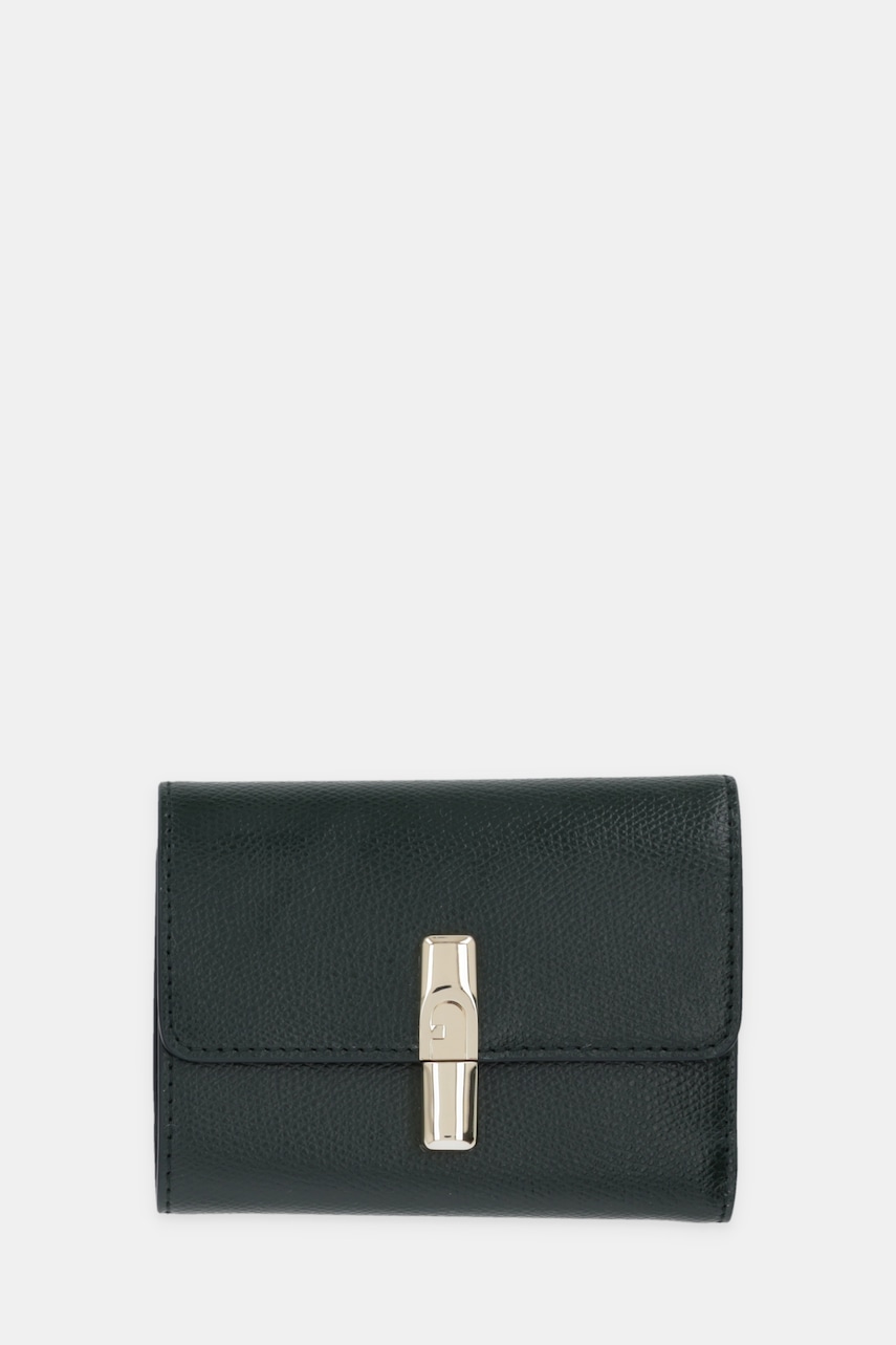 Furla portofel de piele culoarea verde, WP00564 ARE000 4513S