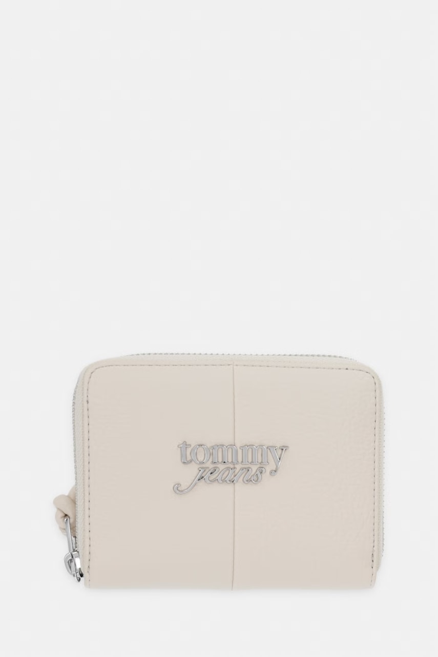 Tommy Jeans πορτοφόλι γυναικείο AW0AW18446 μπεζ ONE SIZE