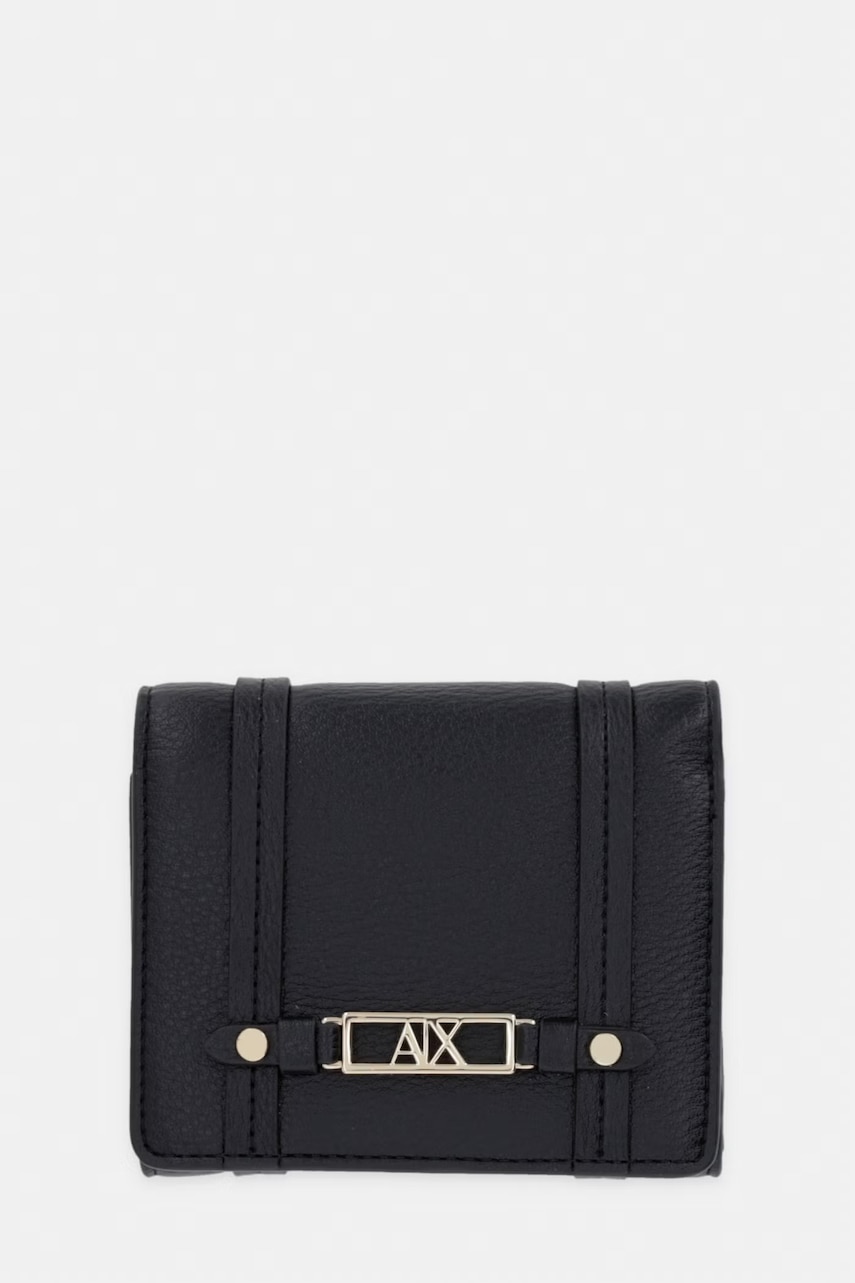 Armani Exchange portfel damski z imitacji skóry