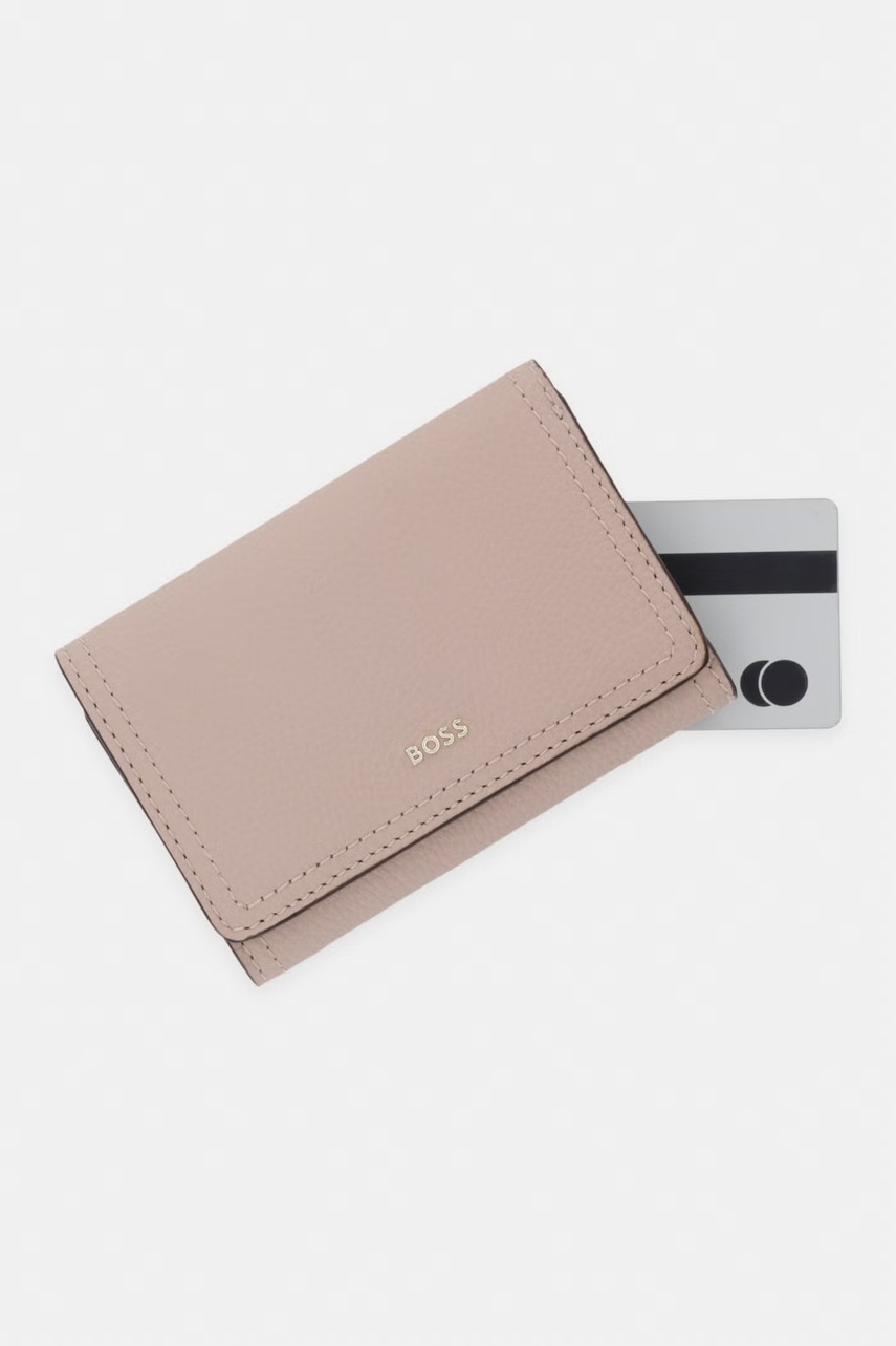 BOSS peňaženka dámska kožená Lenah Flap SM Wallet