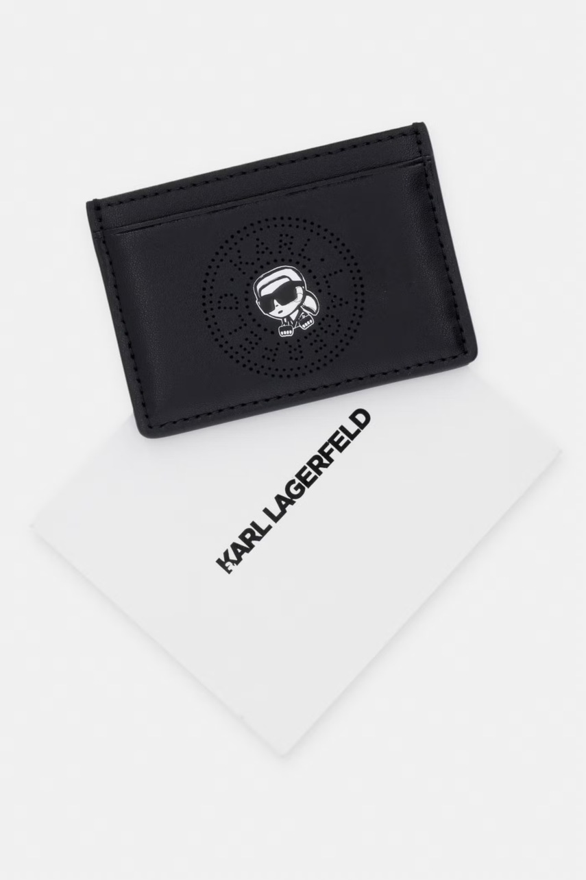 Karl Lagerfeld pouzdro na karty dámské kožené IKON (obrázek 4)